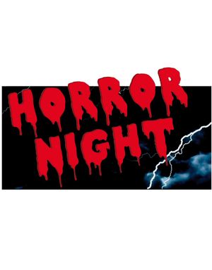 Horror Night - 30x55 cm PVC Vægdekoration - Zombie Horror