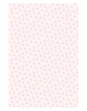 Papirduk med Kattepoter 120x180 cm - Kitty Party