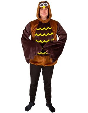 Uglekostyme med Hette til Herre - Onesize
