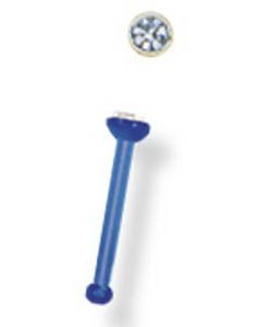 Diamond Touch Blå - Næsepiercing