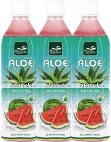 20 Stk Tropical Aloe Vera Vandmelon Læskedrik 500 ml - Hel Kasse
