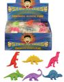 84 stk Stretchy Dinosaur i Assorteret Farver - Hel Æske