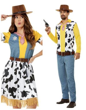 Par-kostume - Toy Story-inspirerede Woody og Jessie Kostumer