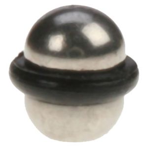 Stålkugle med Gummi Ring - 3 mm