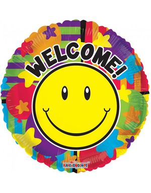 Welcome! - Folieballon 46 cm