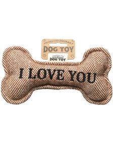 I Love You - Legetøj til Hund med Lyd - 20 cm