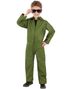 Grøn Jumpsuit Kostume til Børn
