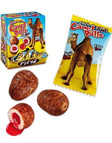 200 stk Camel Balls Bubblegum Extra Sour / Ekstra Surt Sukkertøy - Fini - Hel Eske