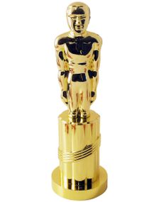 Oscar Inspirert Pokal - Gullfarget Pokal 23,5 cm