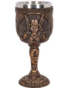 Valkyrie Goblet - Bronzefarvet Drikkebæger 17 cm