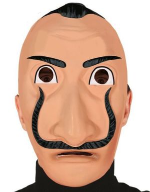 Salvador Dali Maske i Tynn Plast