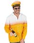 Oktoberfest Beer Man - Kostymeskjorte og Hatt med Øl-motiv