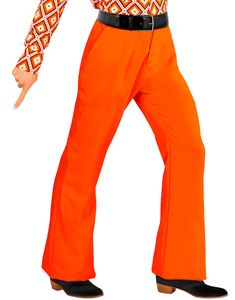 70'er Orange Kostumebukser til Herre