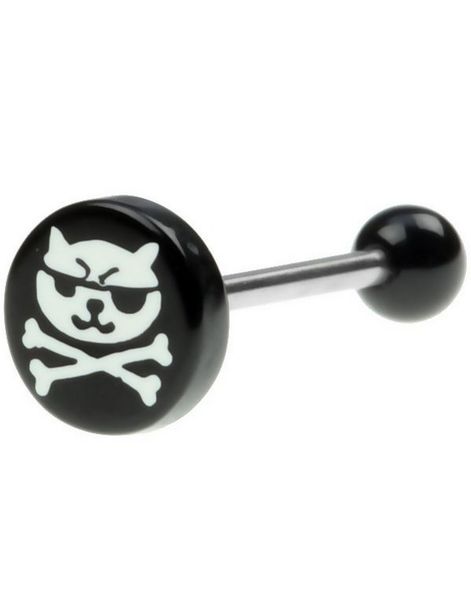 Ninja Cat Black - Tungepiercing