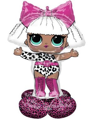 Glam Diva AirLoonz Folieballong 88x119 cm - LOL Suprise
