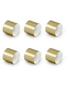 10 stk Guldfarvet Papir Ringe til Servietter