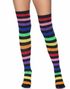 Svarte Rainbow Knesokker