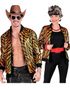 Tigermønstret Unisex Bomberjakke med Paljetter