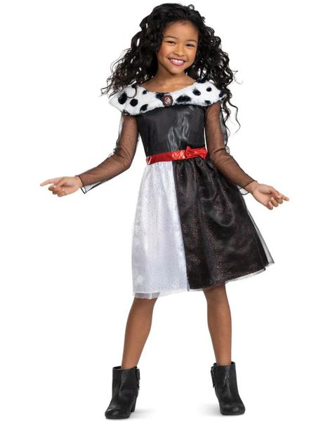 Licenseret Cruella de Vil kostume til børn