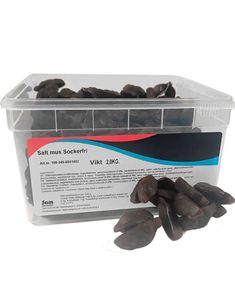 2 kg kg Sukkerfrie Salta Möss - Salt og Myk Lakrismus