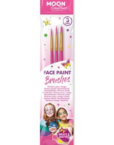 3 stk Pink Pensler / Sminkebørster