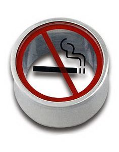 No Smoking - Piercing Plug