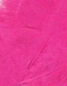 8 gram Rosa Dekorative Fjer 6-12 cm