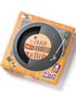 4 stk Forskjellige Vinyl Plater Glassbrikker