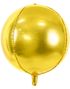 Guldfarvet Metallisk Orb / Rund Ballon 40 cm