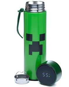 Licenseret Minecraft Creeper Thermo med digitalt termometer 450 ml