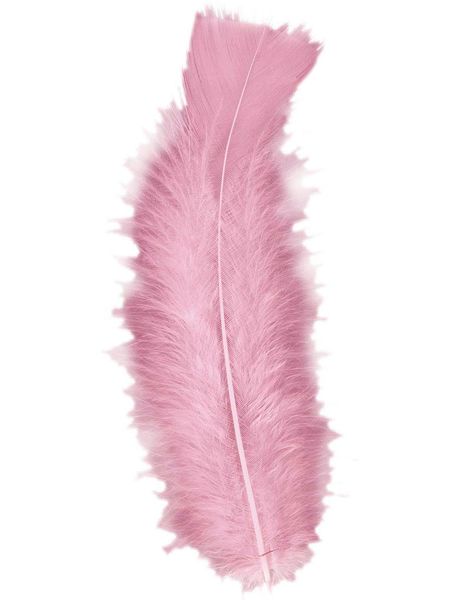 50 stk Dekoration/Pynte Fjer - Lys Pink