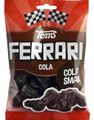 Toms Ferrari Cola - Bilformede Vingummistykker med Colasmag 120 gram