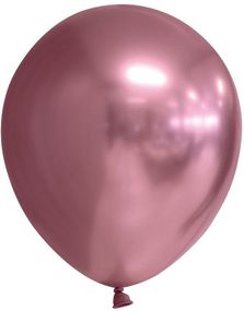 6 stk. 30 cm - Glossy Rosa Ballonger