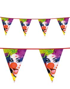 Flagbanner 6 Meter - Klovnefest