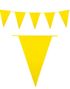 10 Meter Banner med Gule Vimpel Flag