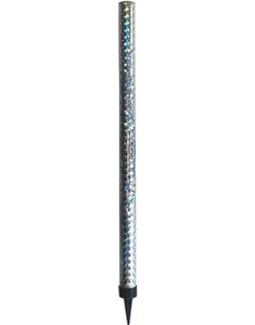 Sølvfarget Isfakkel / Kakefakkel - Brenntid Opptil 120 Sekunder (26,5 cm)