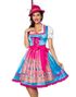 Traditionel Dirndl-Oktoberfestkjole med Forklæde