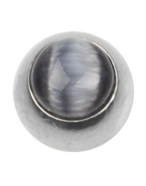 Katteøje Grå - 6 mm Stålkugle til 1,6 mm Stang