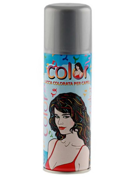 Sølvfarvet Hårspray 125 ml
