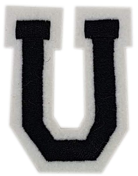 Bogstavet U - 5 cm Strygemærke