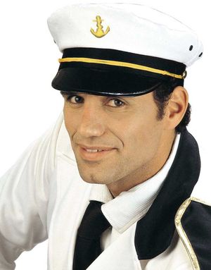 Hvid Marinehat