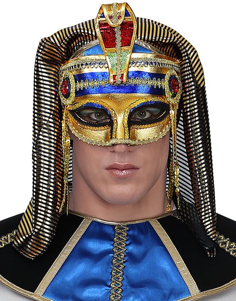 Guldfarvet Egyptisk Øjenmaske