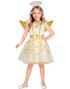 Gylden Engelkostyme til Jente