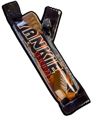 Yankie Bar Original - Chokoladebar med Karamel og Nougat 50 Gram