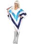 80's Super Trooper Poncho Kostyme til Dame - Onesize