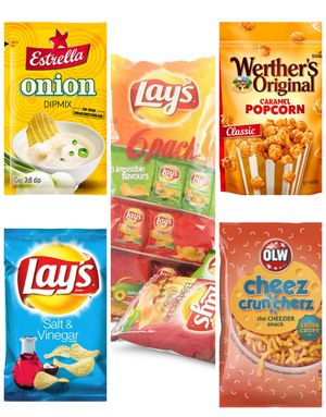 Weekendhygge - Snackspakke med fem af vores favoritter - Pakketilbud