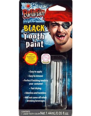 Black Tooth Paint - 1,44 ml Svart Tannfarge 