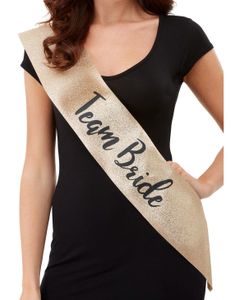 Deluxe Rosé Guldfarvet Team Bride Ordensbånd