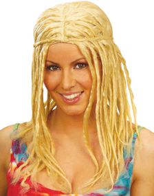 Blond Paryk med Dreads