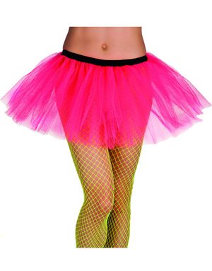 Tylnederdel i Neon Rosa